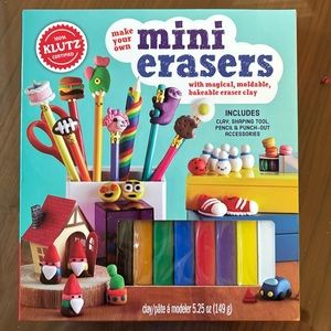 KLUTZ Make Your Own Mini Erasers Toy New in Box